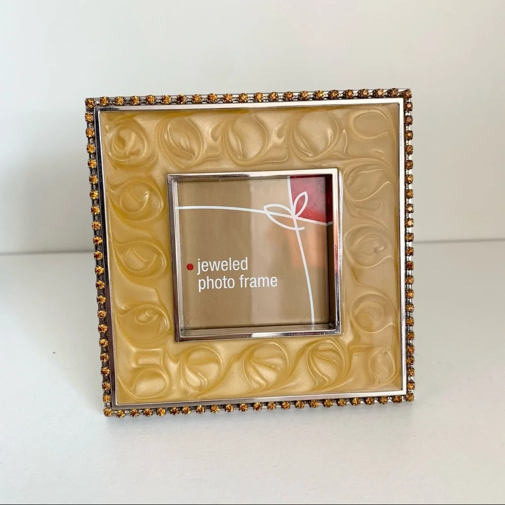 Hold NWOT Crystal enamel frame